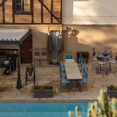 Maison Toscane In A Remarkable Village - Heated Pool, Jacuzzi, Billiard & Ensuite Luxury Bedrooms Hotel 4*